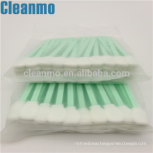 CM-FS708 Green Handle Cleanroom Foam Swabs Cleaning Electronics/LCD/PCB Lint Free Sponge Swab